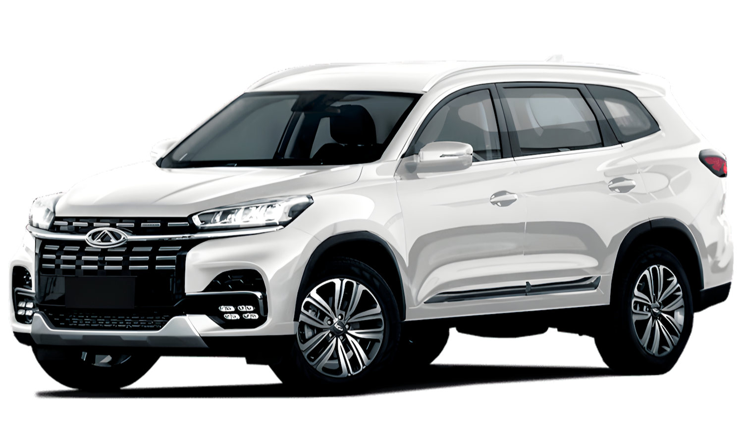 Новый Chery Tiggo 8 цвет искрящийся белый