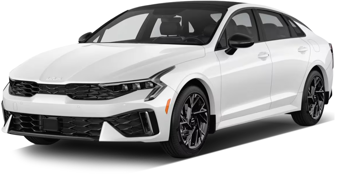 Новый Kia K5 цвет жемчужно-белый