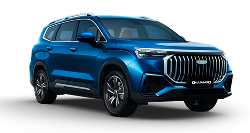 Новый Geely Okavango NEW цвет синий металлик / indigo blue