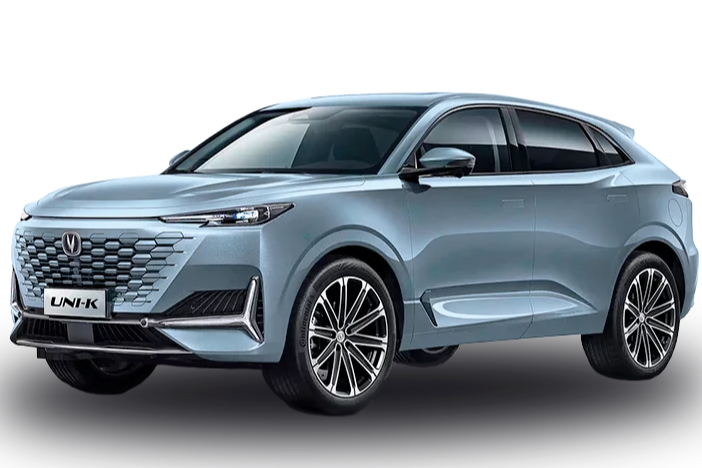 Новый Changan UNI-K цвет воздушный голубой