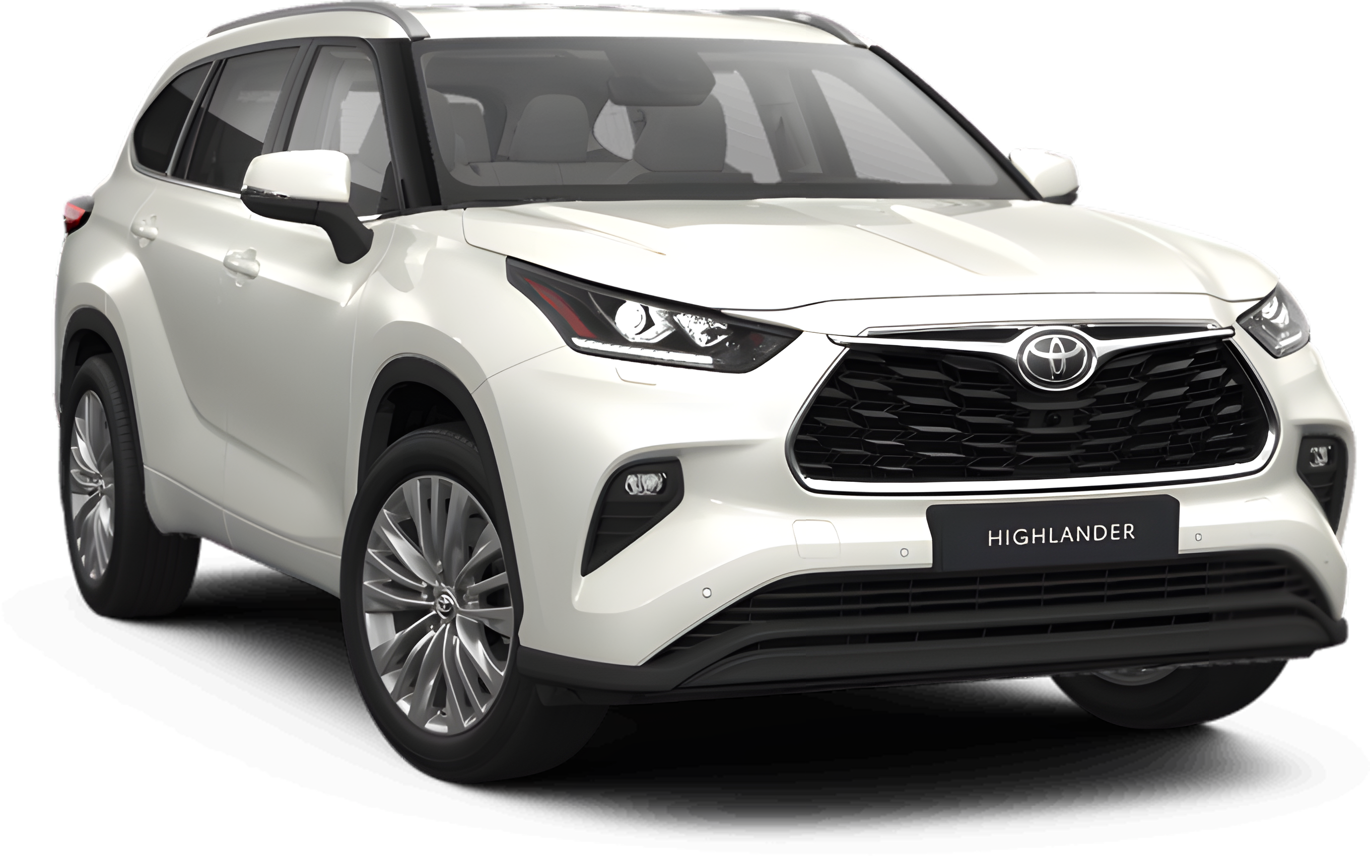 Новый Toyota Highlander цвет белый-перламутр