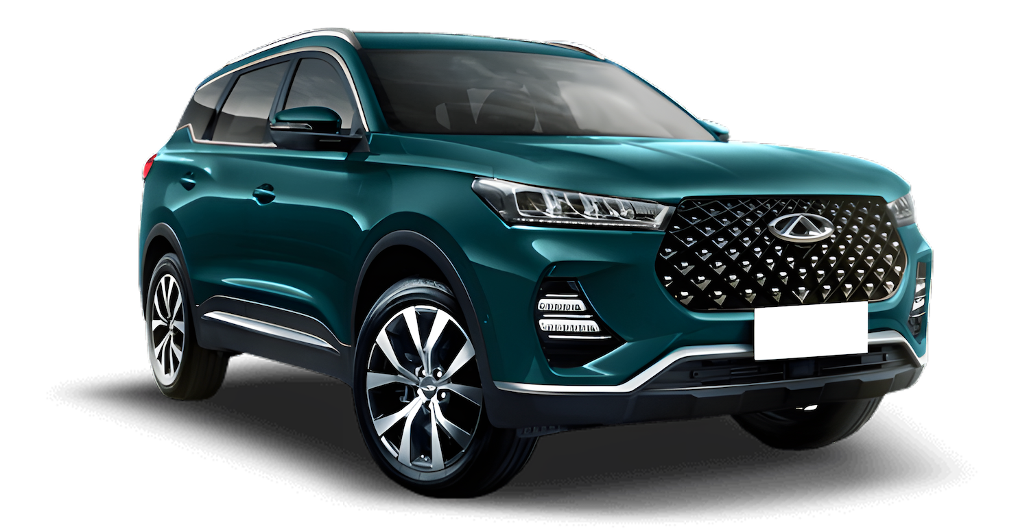 Новый Chery Tiggo 7 Pro цвет лазурный