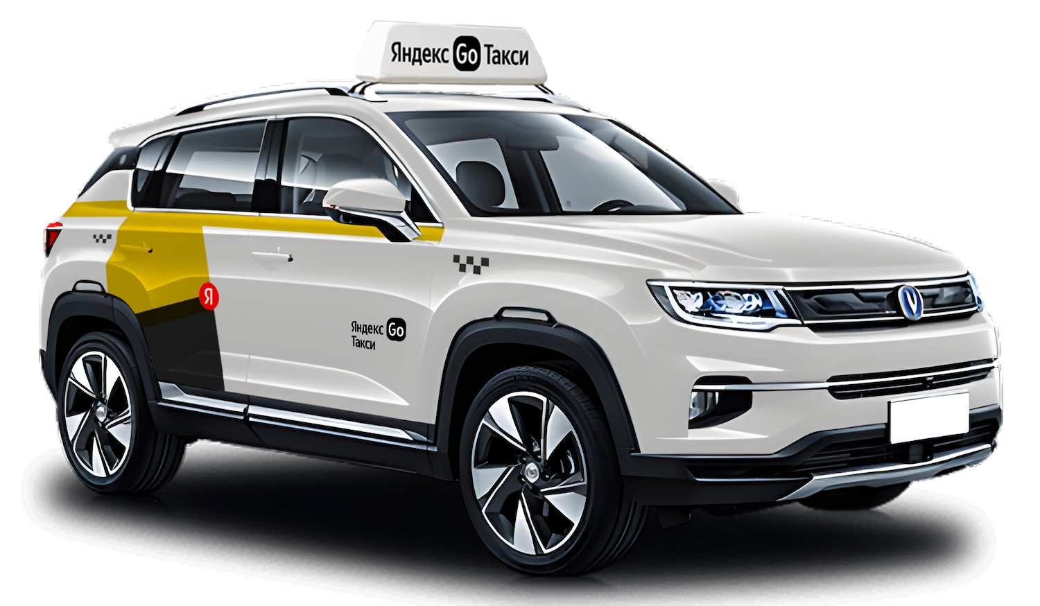 Новый Changan CS35 Plus цвет белый (такси)