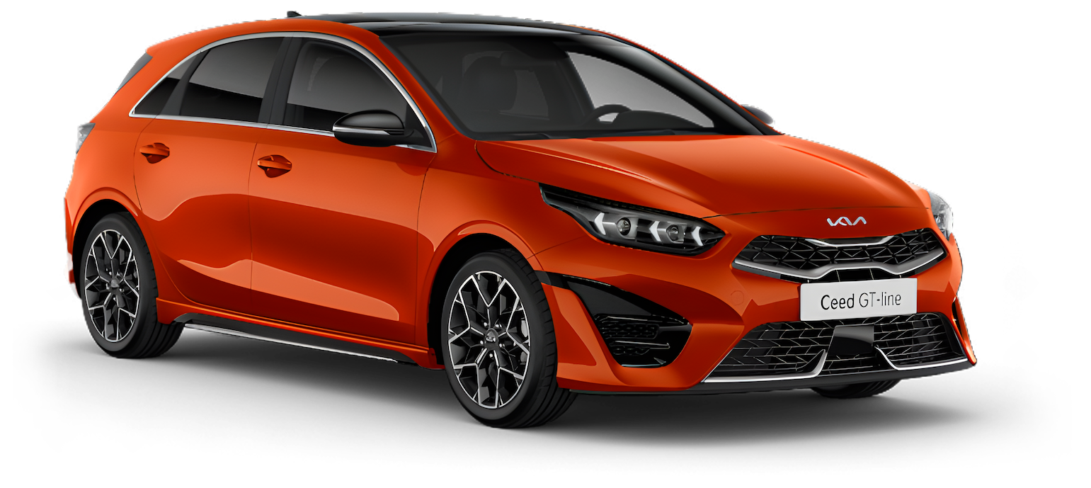 Новый Kia Ceed цвет orange fusion
