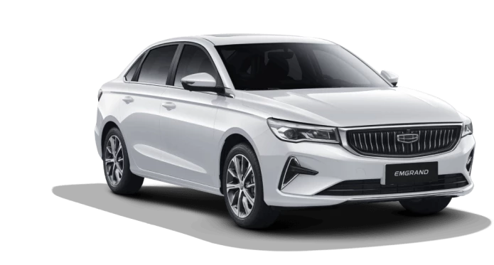 Новый Geely Emgrand цвет crystal white / белый