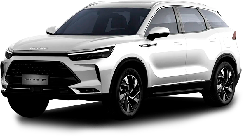 Новый BAIC X7 цвет белый металлик