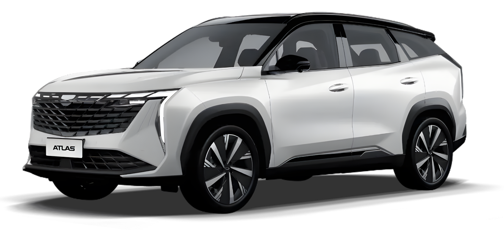 Новый Geely Atlas цвет белый