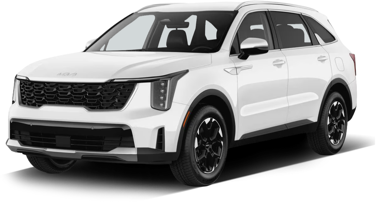 Новый Kia Sorento цвет жемчужно-белый