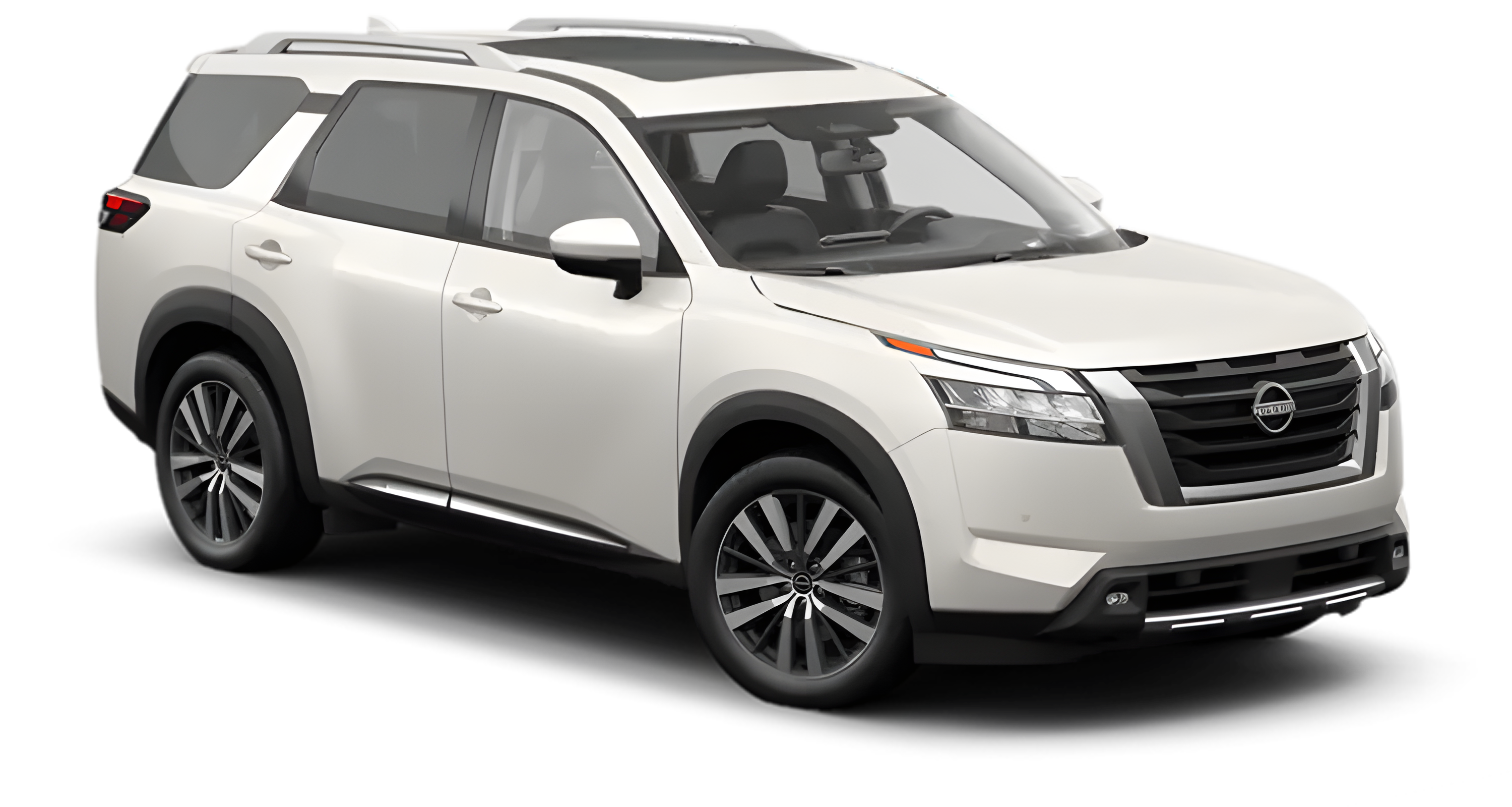 Новый Nissan Pathfinder цвет белый перламутр