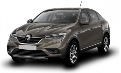 Новый Renault Arkana цвет коричнево-зеленый