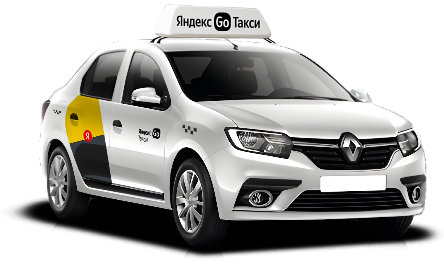 Новый Renault Logan цвет белый (такси)