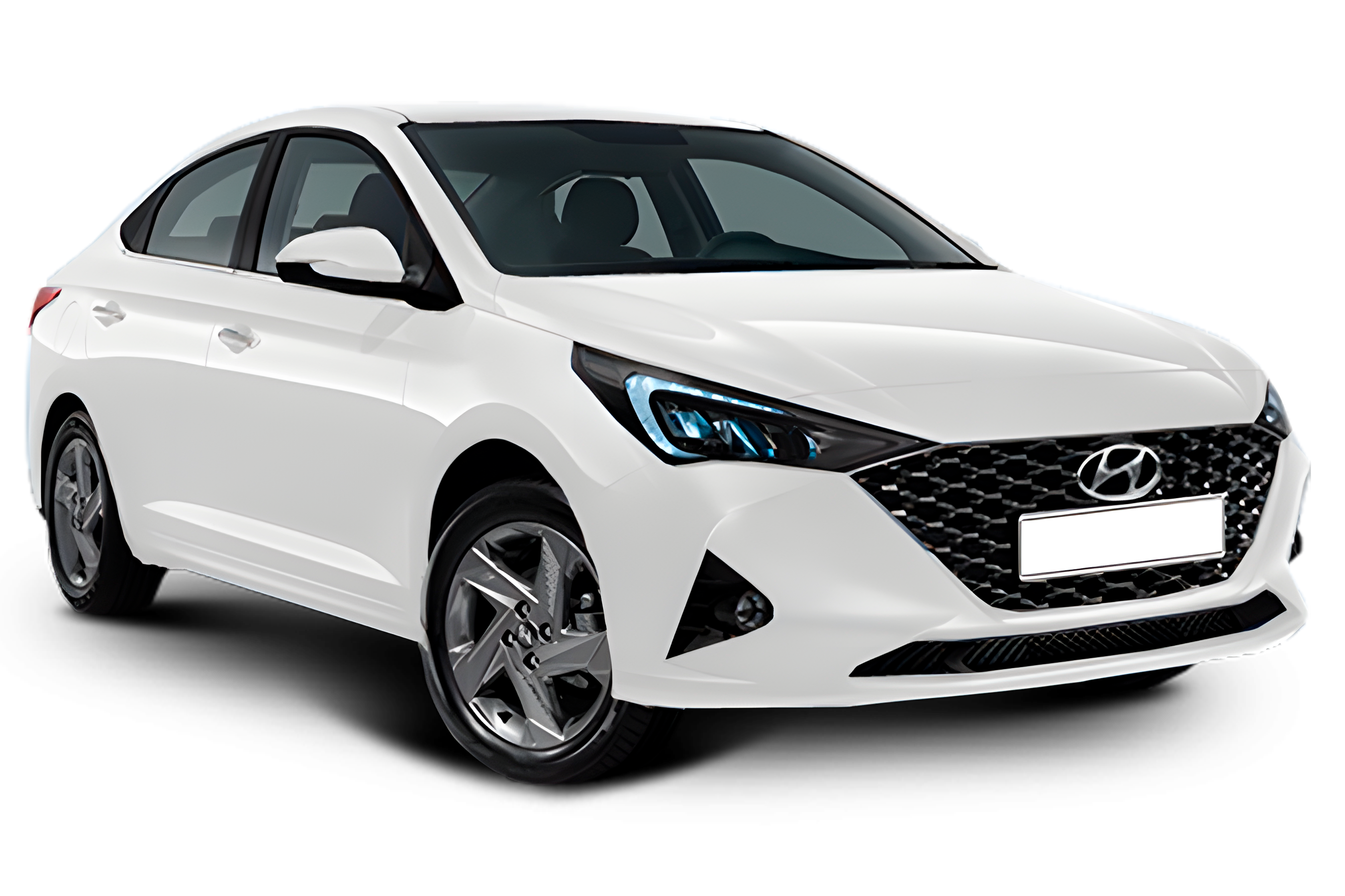 Новый Hyundai Solaris цвет белый / crystal white