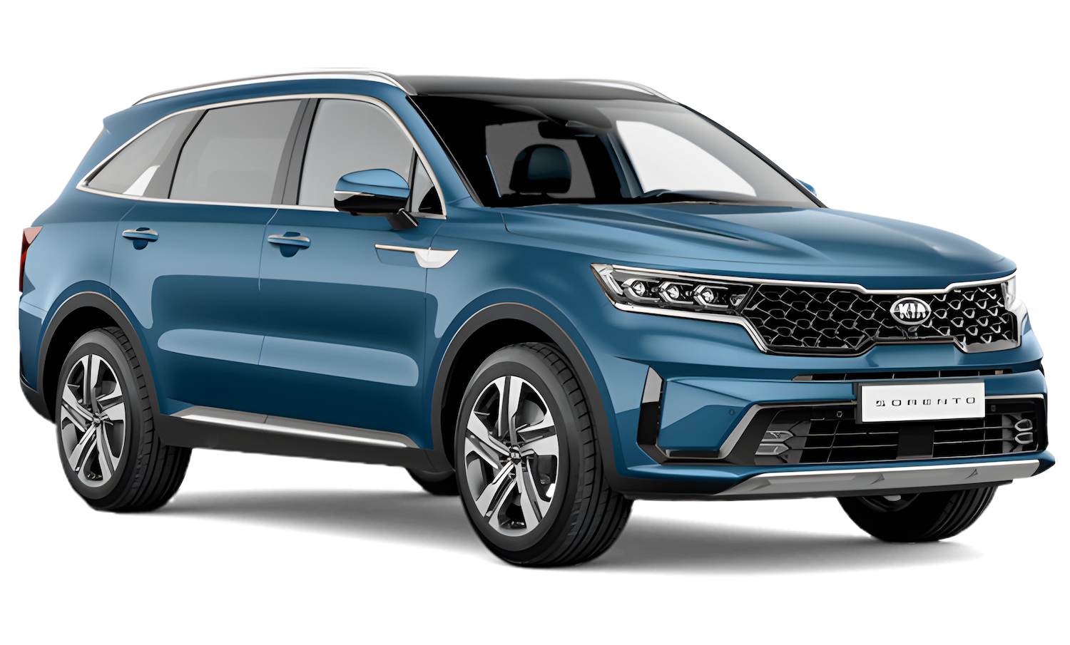 Новый Kia Sorento цвет mineral blue (m4b)