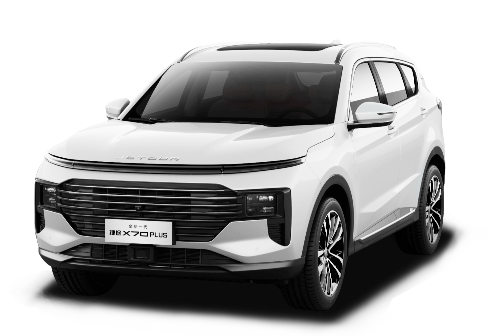 Новый Jetour X70 PLUS цвет белый ледник
