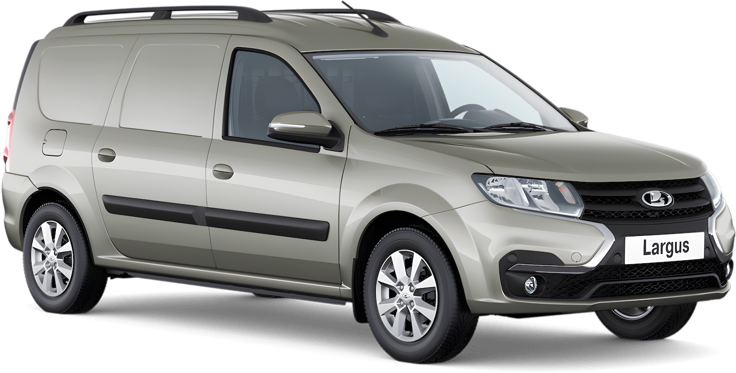 Новый LADA Largus Фургон цвет серо-бежевый (серый базальт)