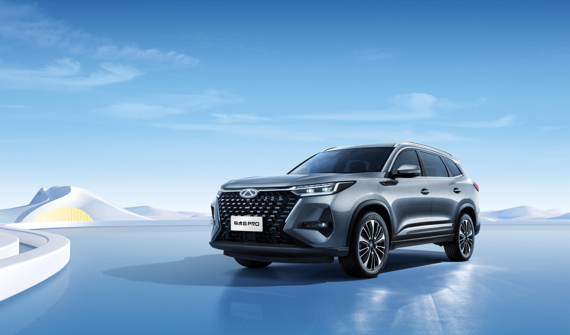 Интерьер/салон нового автомобиля Chery Tiggo 8 Pro