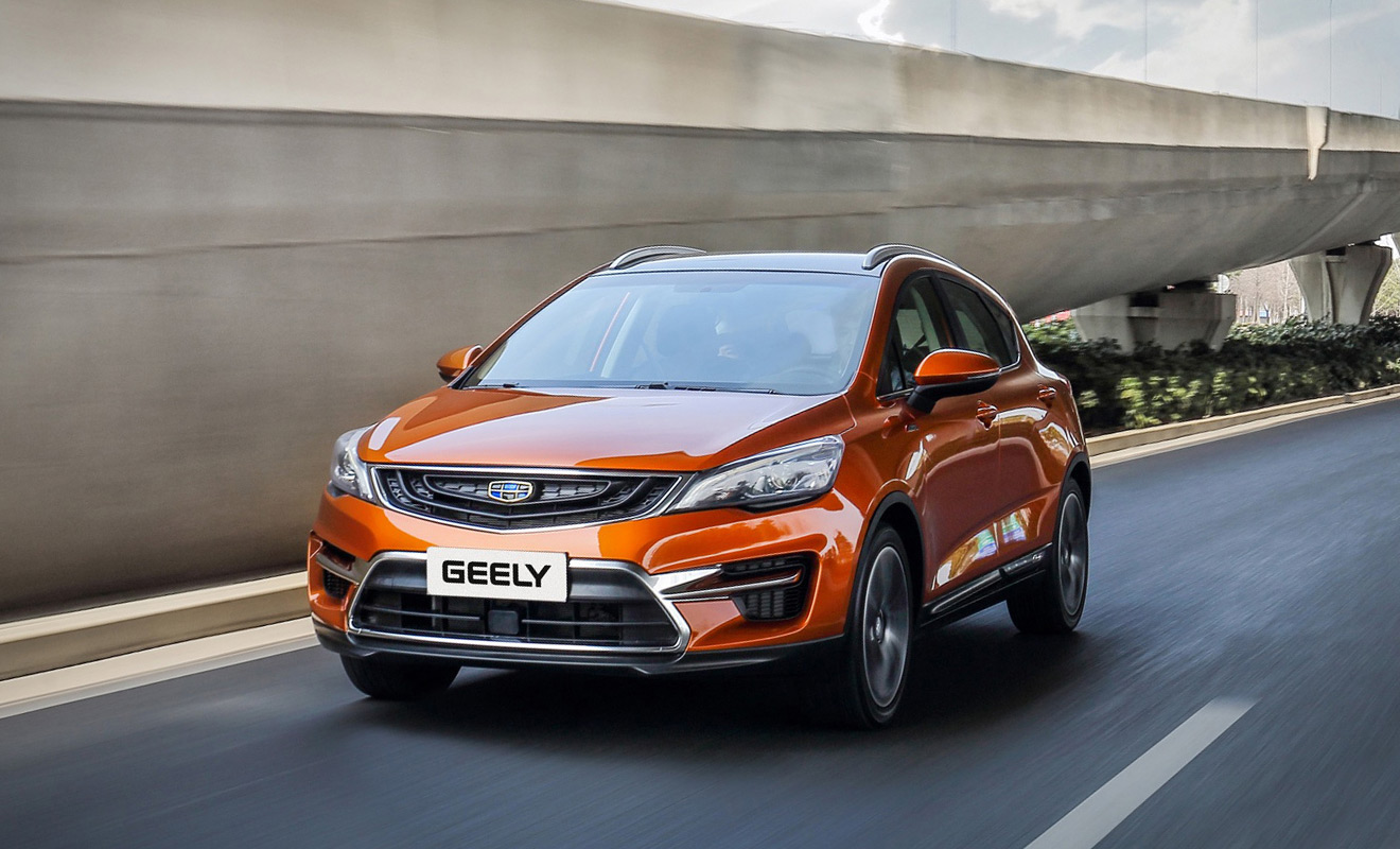 Внешний вид нового автомобиля Geely GS