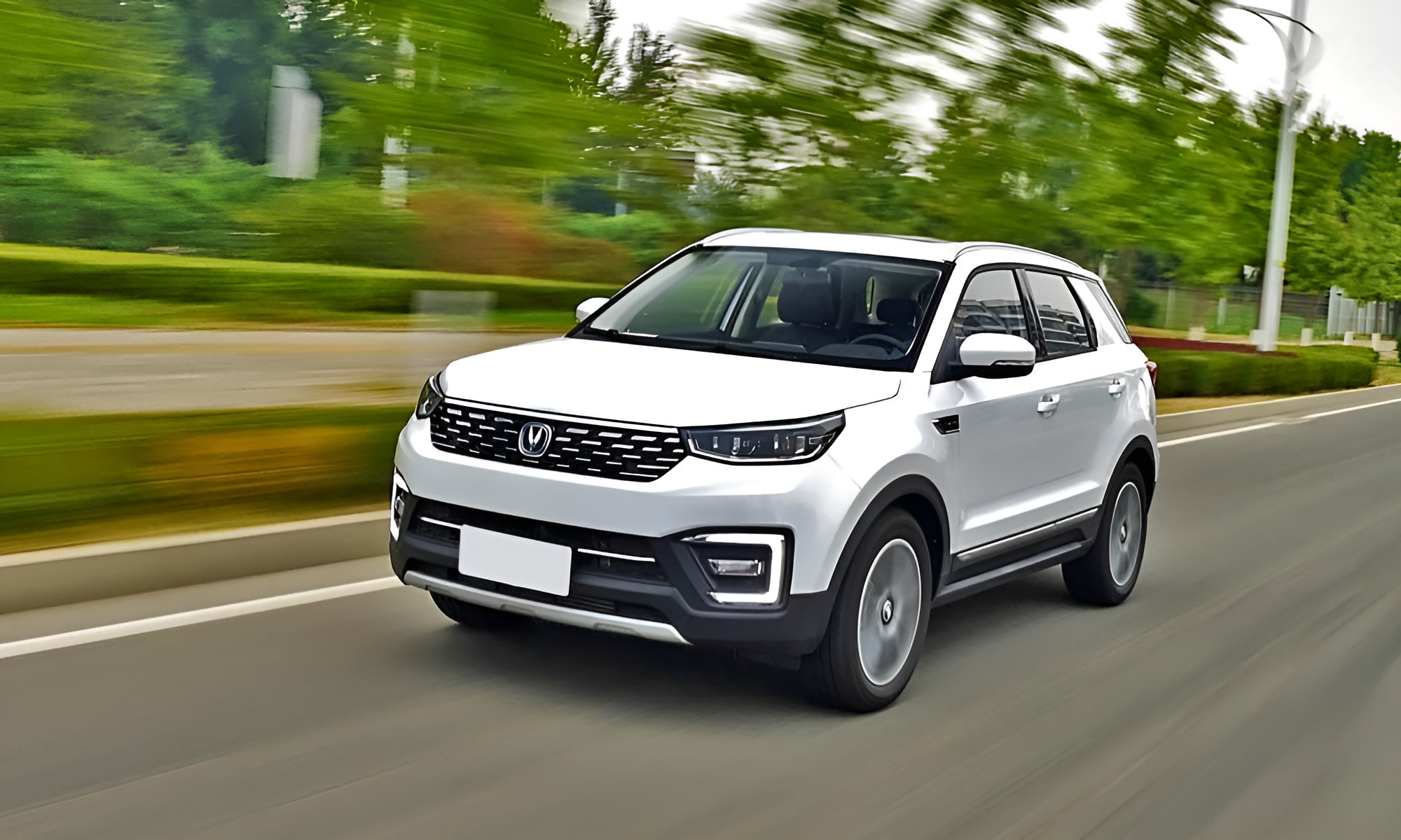 Внешний вид нового автомобиля Changan CS55