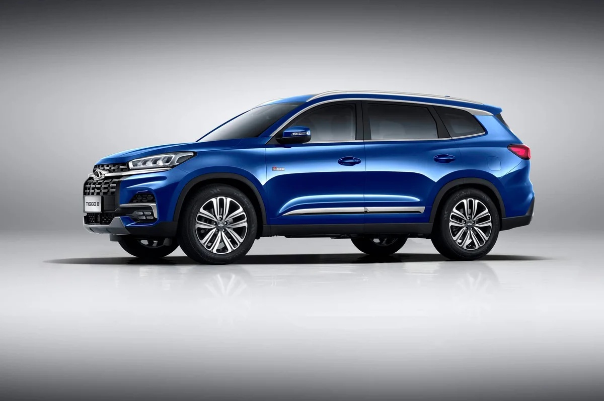Внешний вид нового автомобиля Chery Tiggo 8
