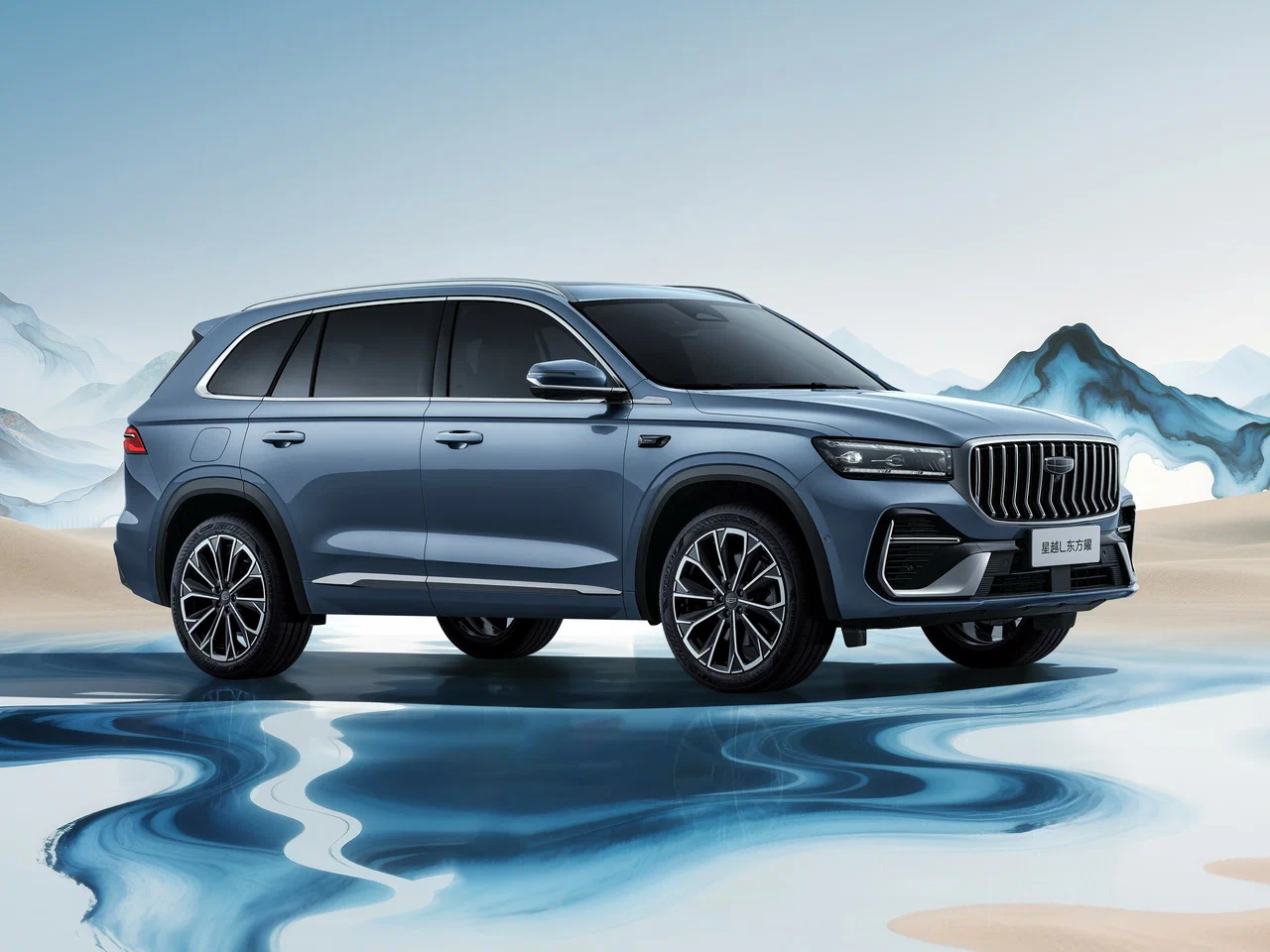 Внешний вид нового автомобиля Geely Monjaro New