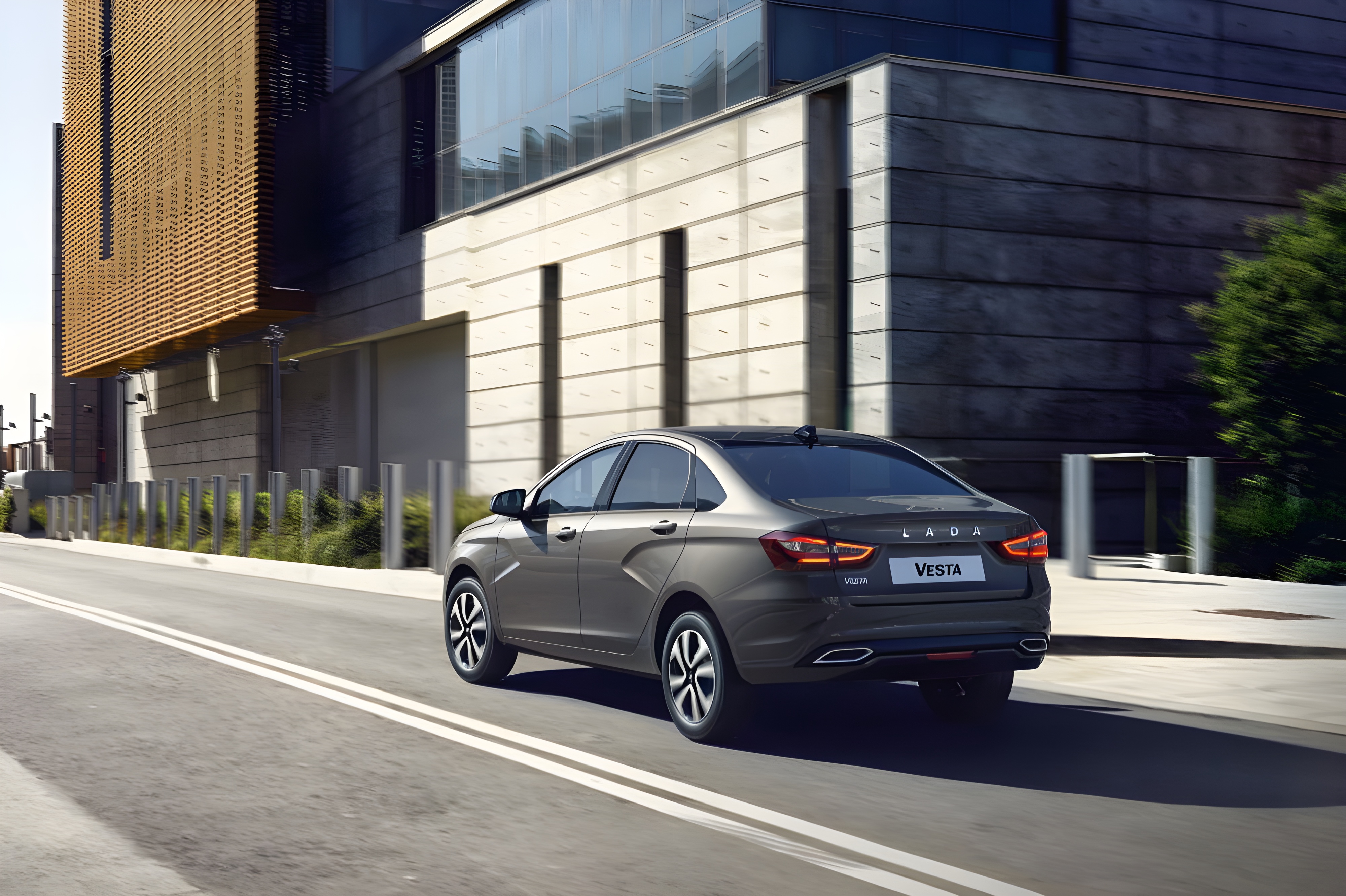 Внешний вид нового автомобиля LADA Vesta