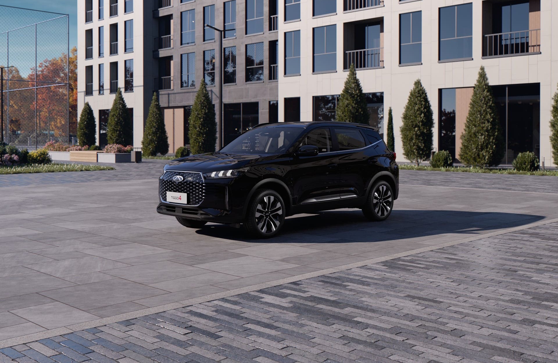 Интерьер/салон нового автомобиля Chery Tiggo 4
