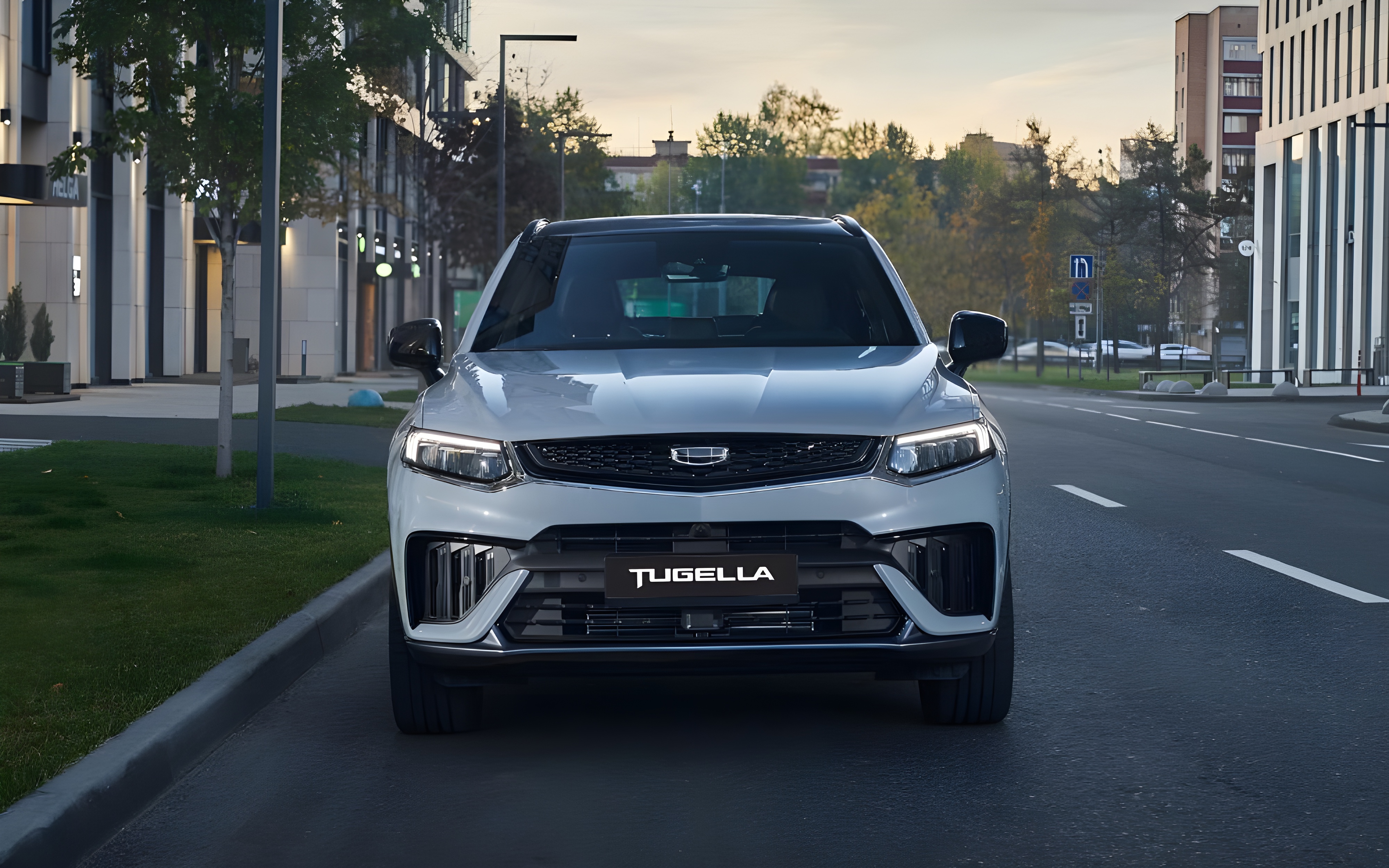 Внешний вид нового автомобиля Geely Tugella