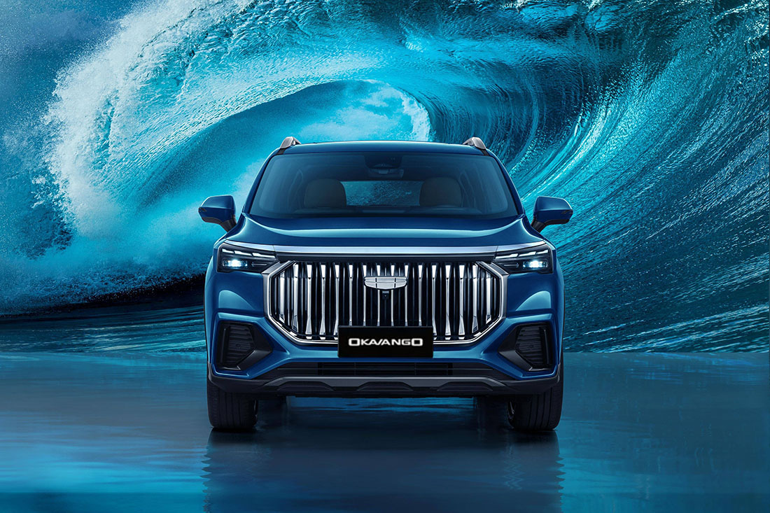 Интерьер/салон нового автомобиля Geely Okavango
