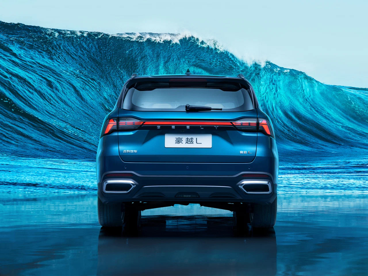 Внешний вид нового автомобиля Geely Haoyue L