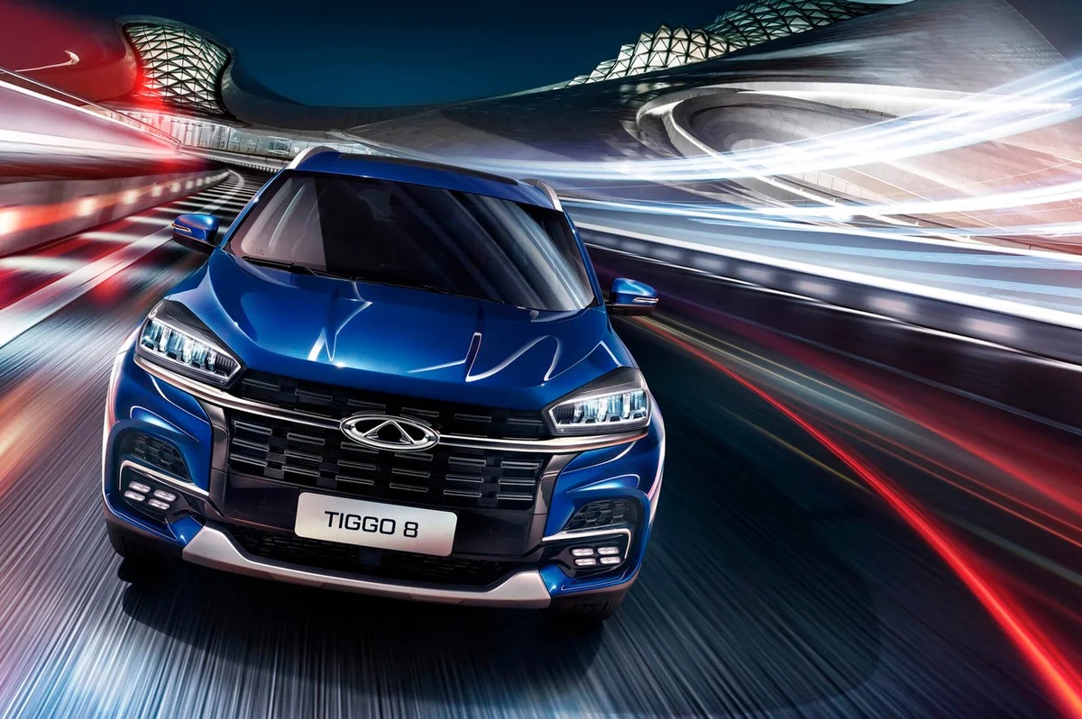 Внешний вид нового автомобиля Chery Tiggo 8