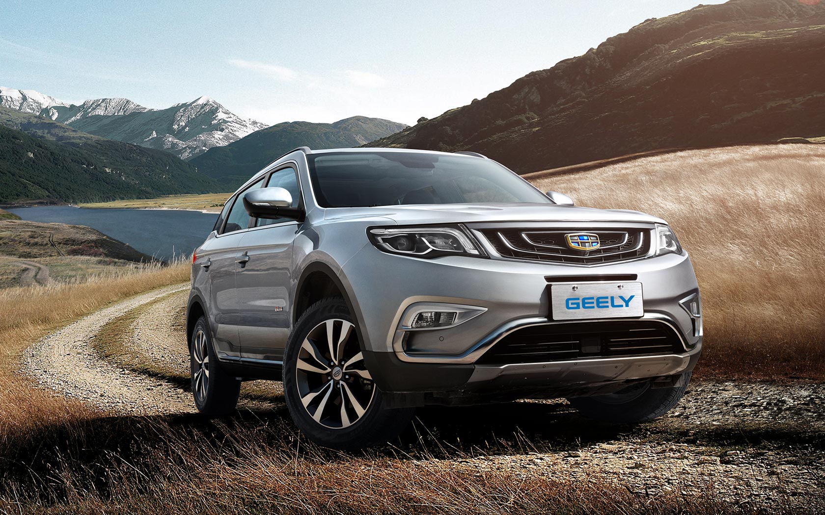 Внешний вид нового автомобиля Geely Atlas
