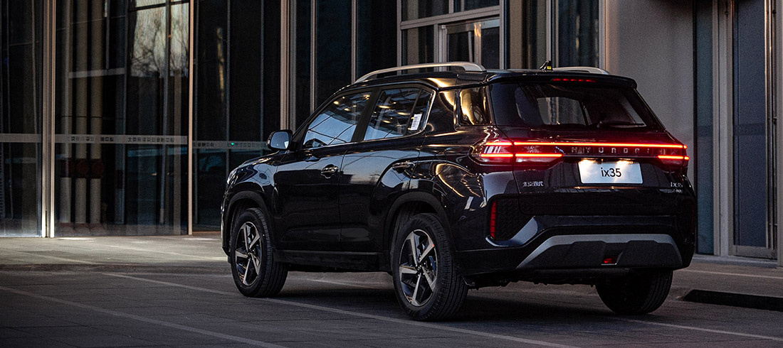 Внешний вид нового автомобиля Hyundai ix35