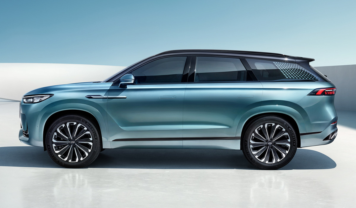 Внешний вид нового автомобиля Chery Tiggo 9