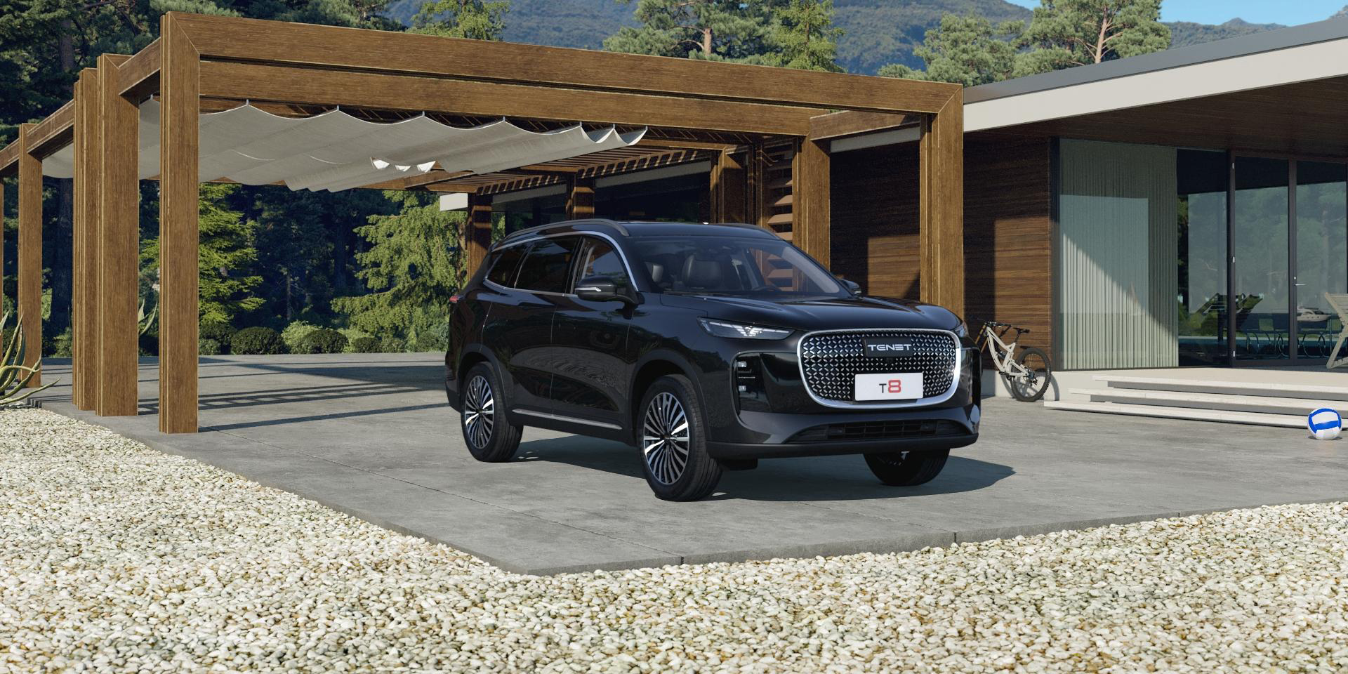 Интерьер/салон нового автомобиля TENET T8