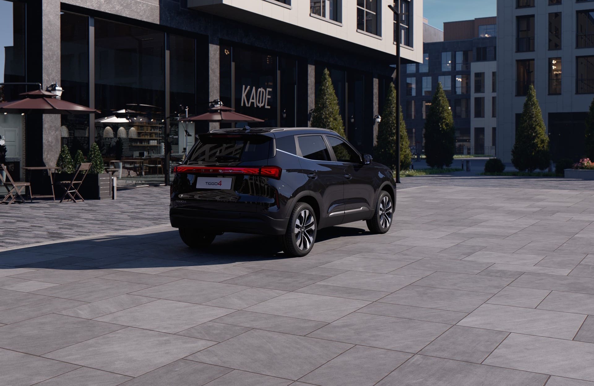 Интерьер/салон нового автомобиля Chery Tiggo 4