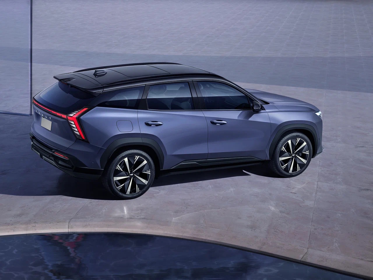 Интерьер/салон нового автомобиля Geely Atlas