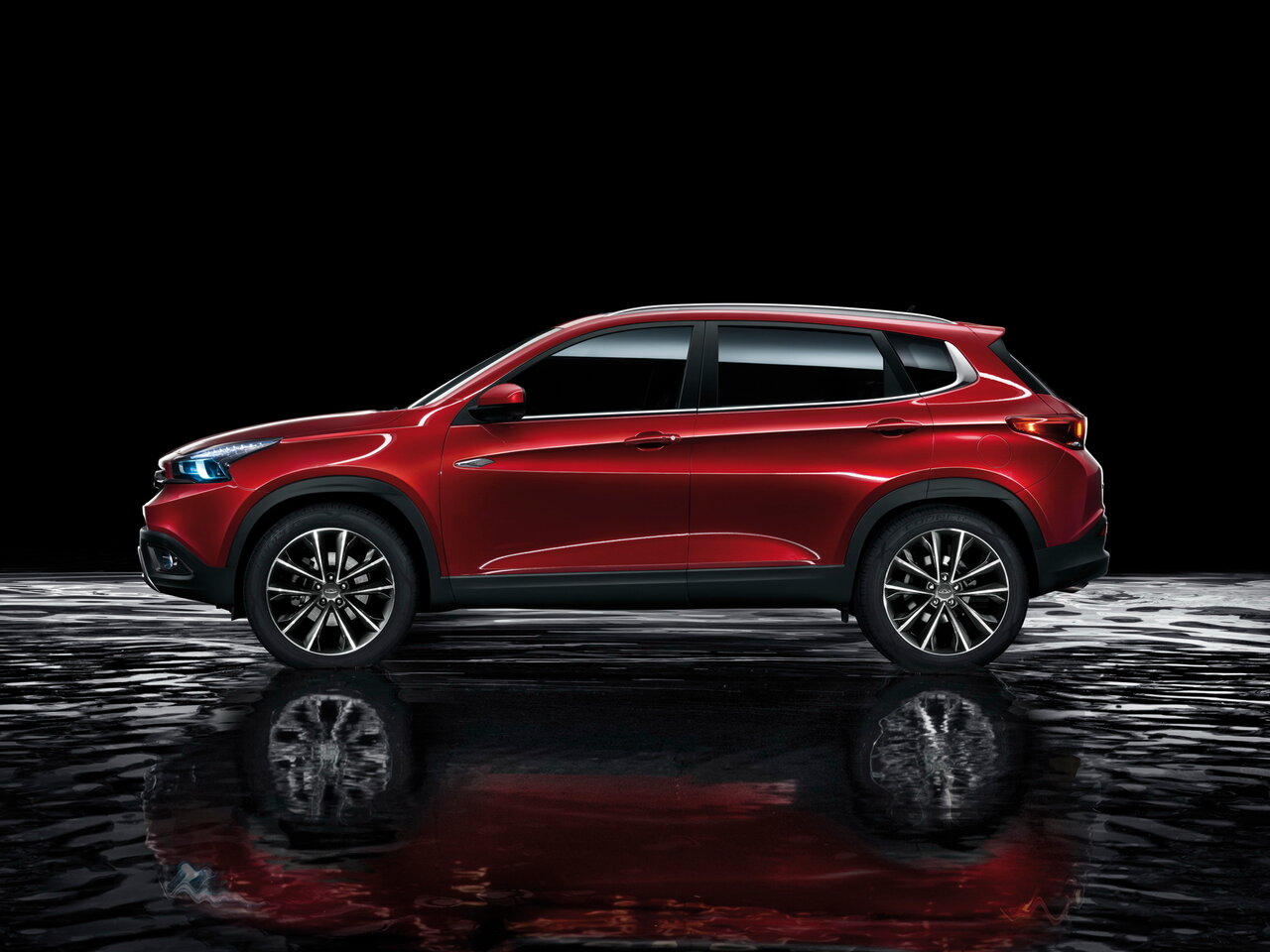 Внешний вид нового автомобиля Chery Tiggo 7