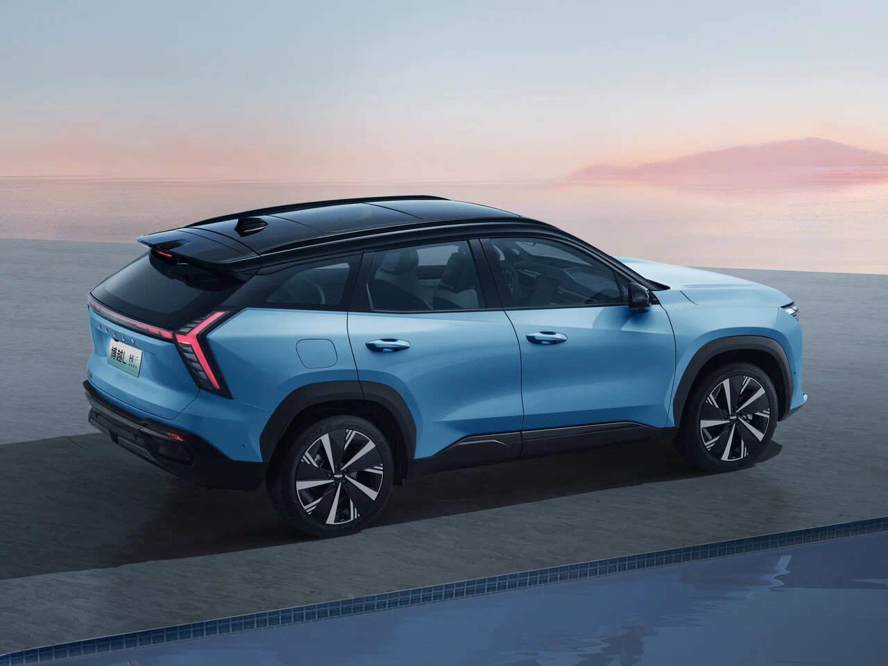 Внешний вид нового автомобиля Geely Boyue