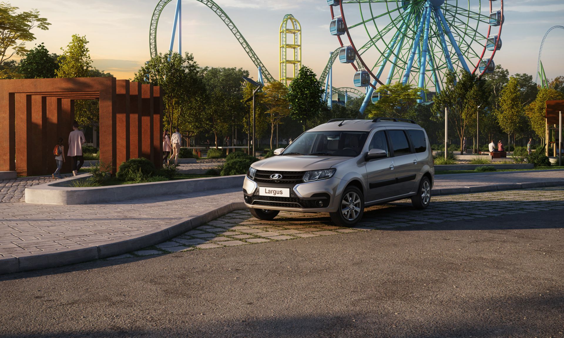 Интерьер/салон нового автомобиля LADA Largus 7 мест