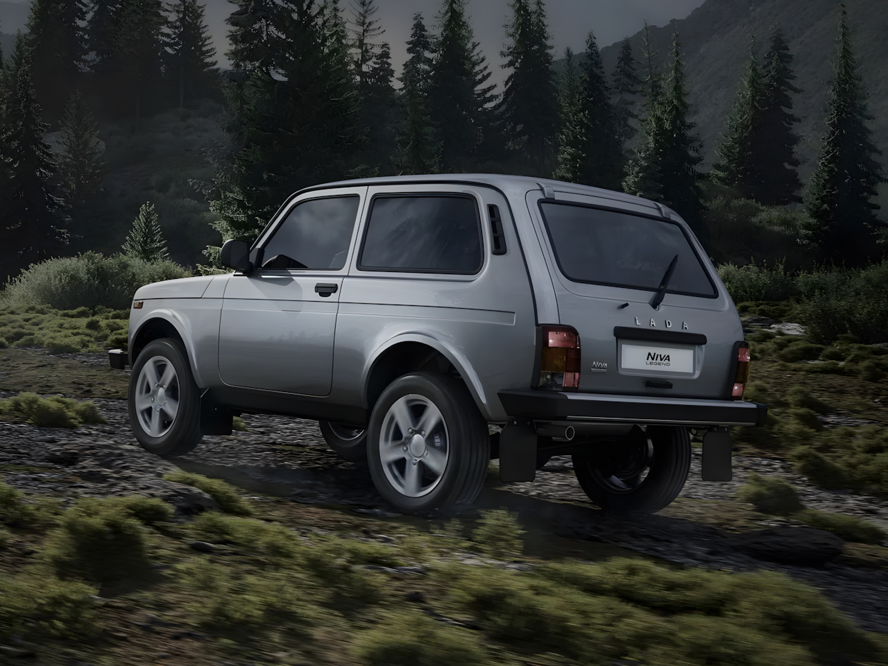 Интерьер/салон нового автомобиля LADA Niva Legend 3D