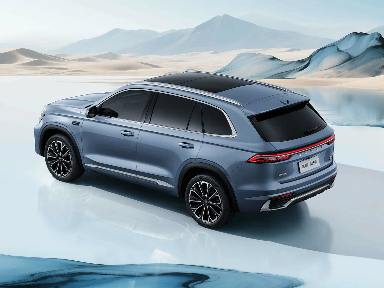 Внешний вид нового автомобиля Geely Monjaro New