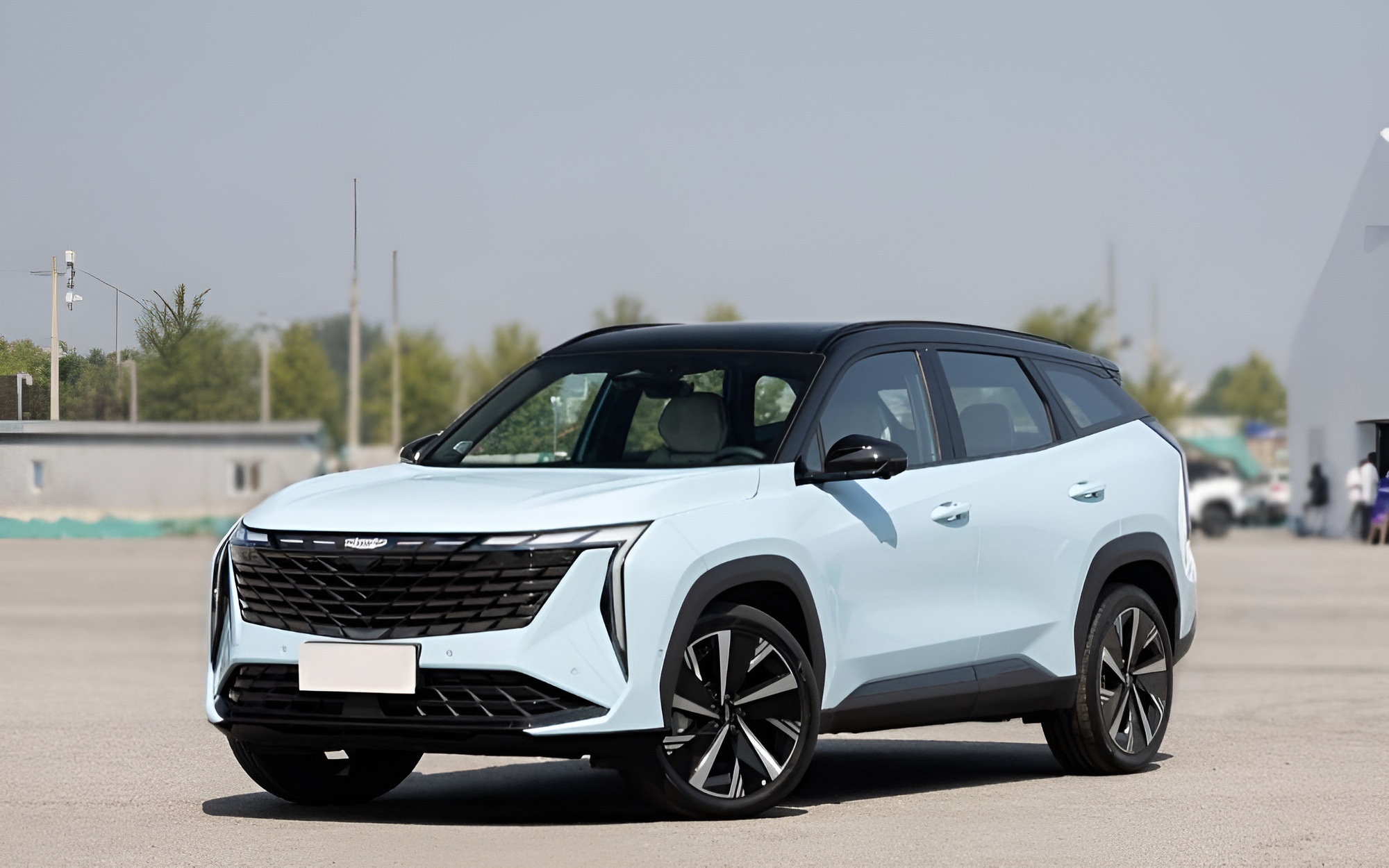 Внешний вид нового автомобиля Geely Atlas NEW