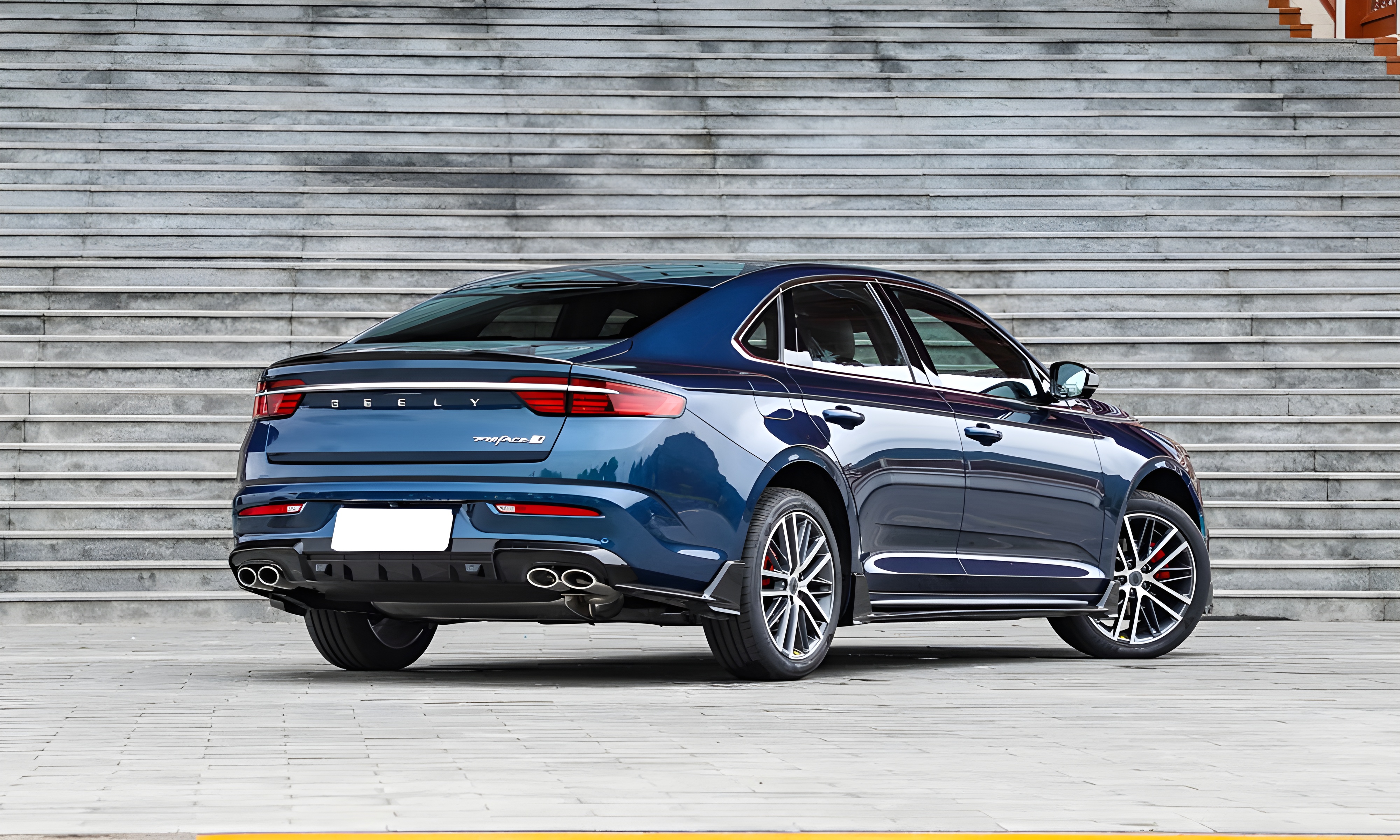 Внешний вид нового автомобиля Geely Preface