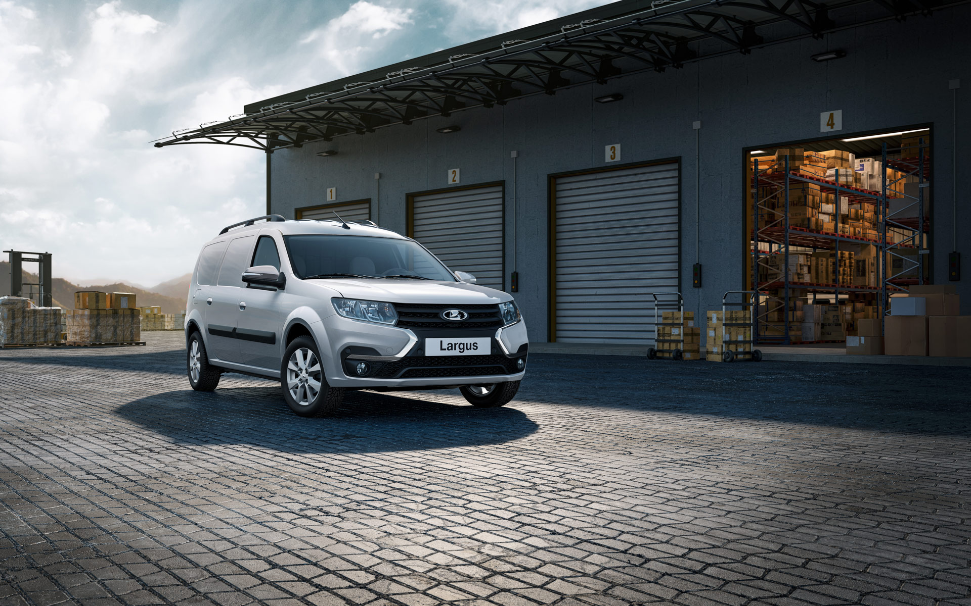 Внешний вид нового автомобиля LADA Largus Фургон