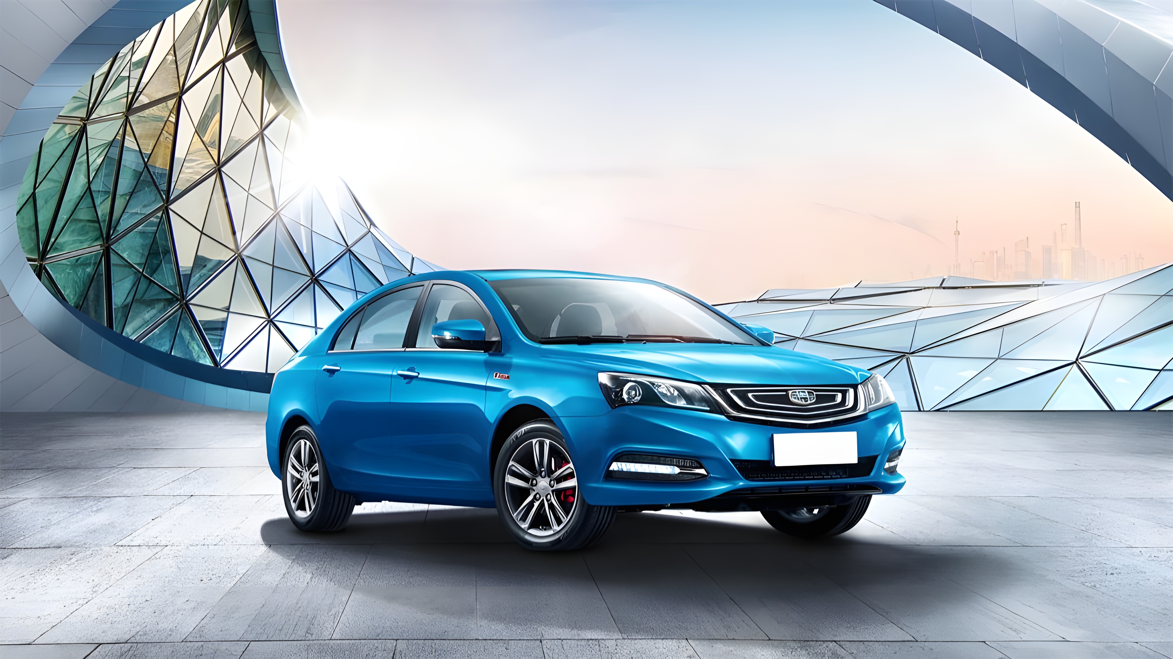 Внешний вид нового автомобиля Geely Emgrand 7