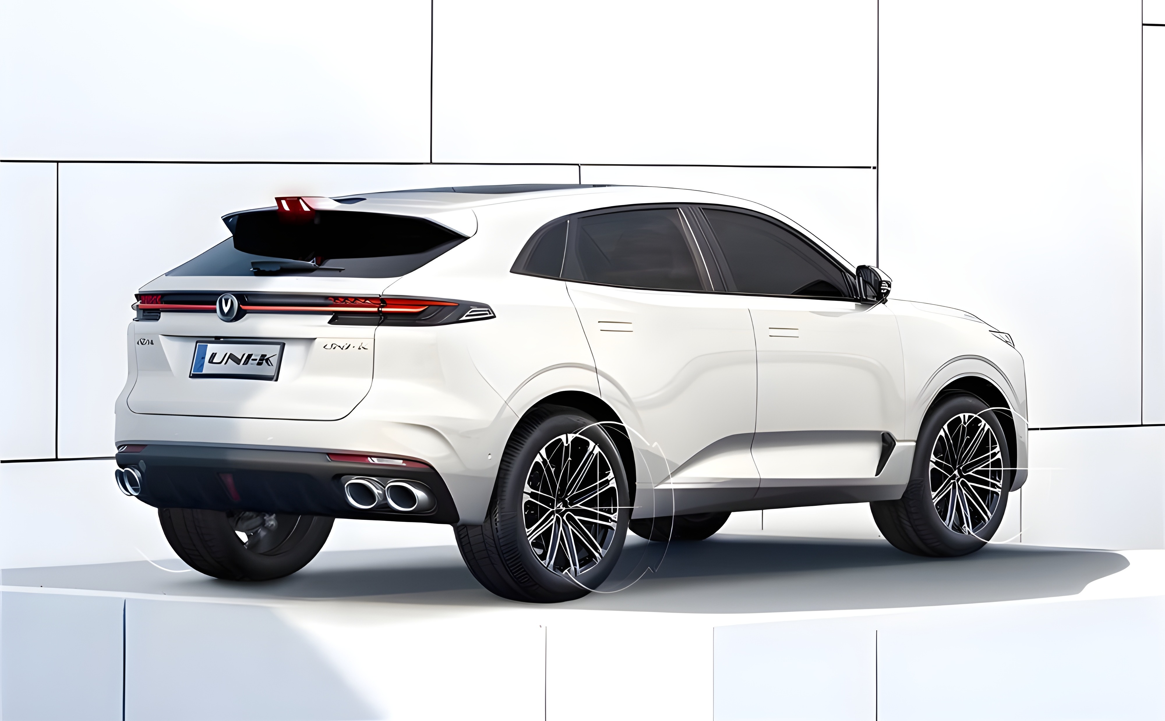 Интерьер/салон нового автомобиля Changan UNI-K