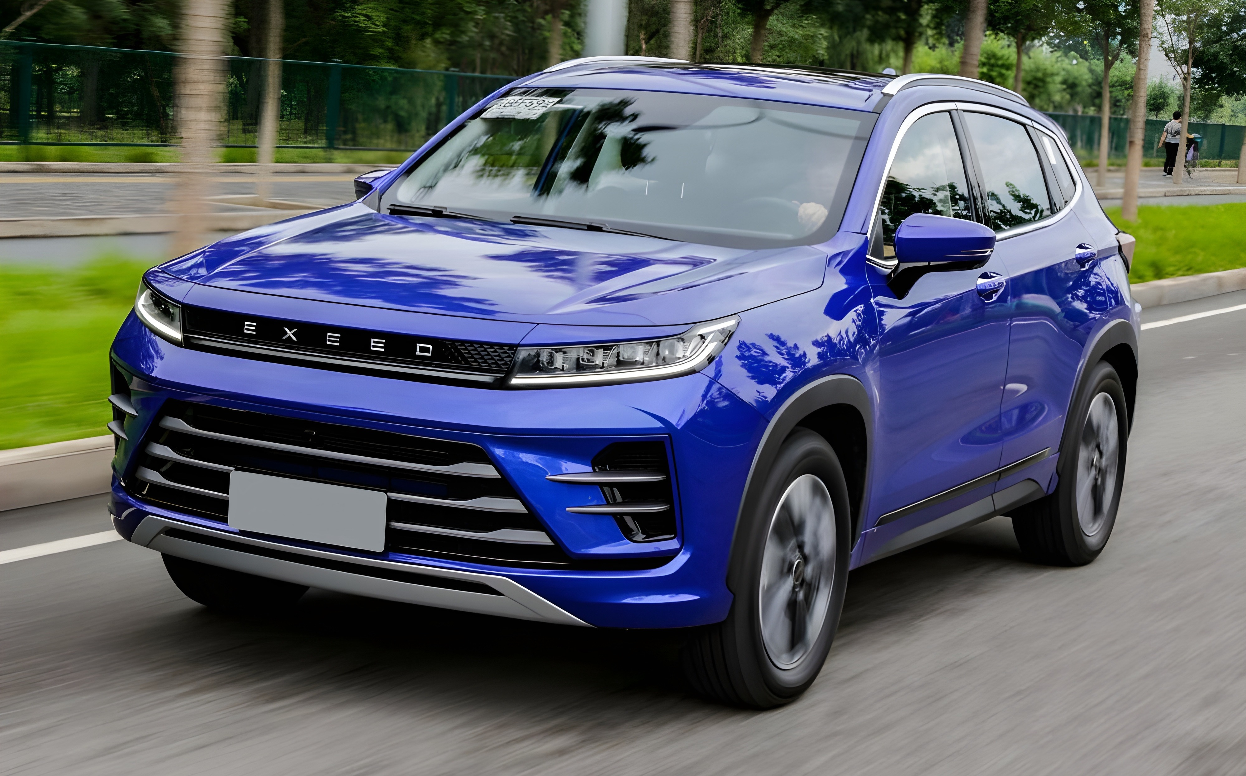 Внешний вид нового автомобиля EXEED LX
