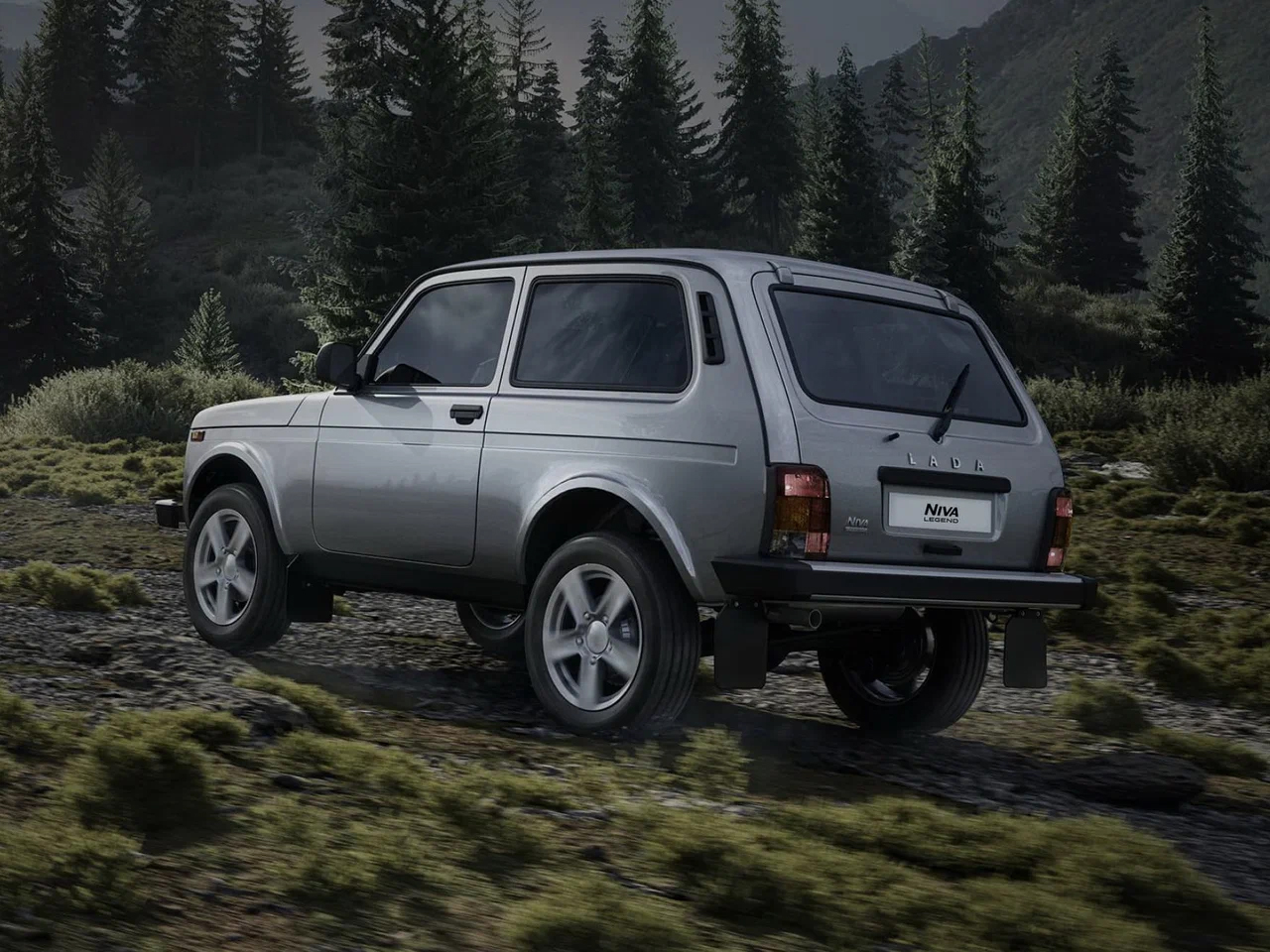 Внешний вид нового автомобиля LADA Niva Legend 3D