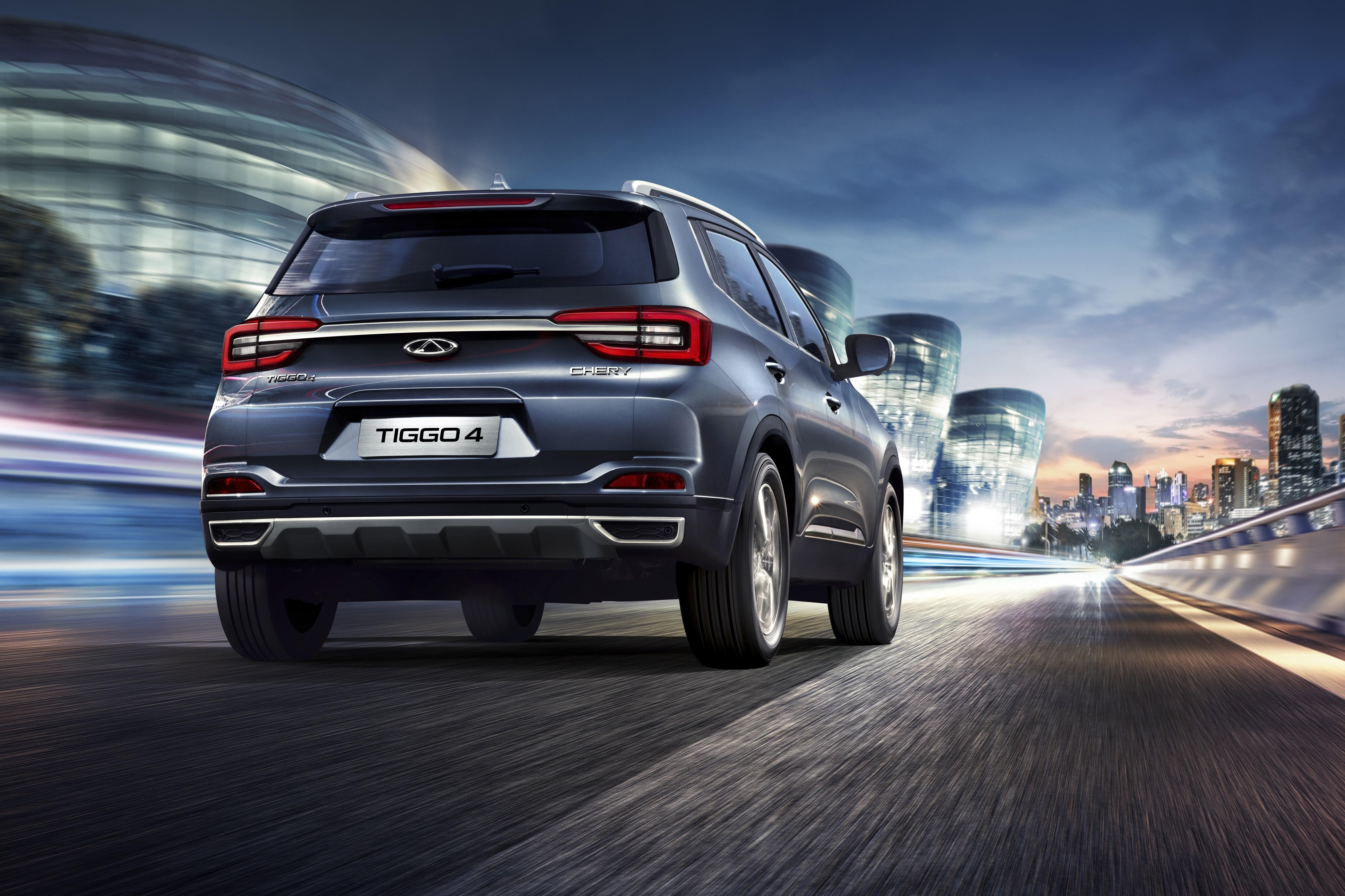 Внешний вид нового автомобиля Chery Tiggo 4