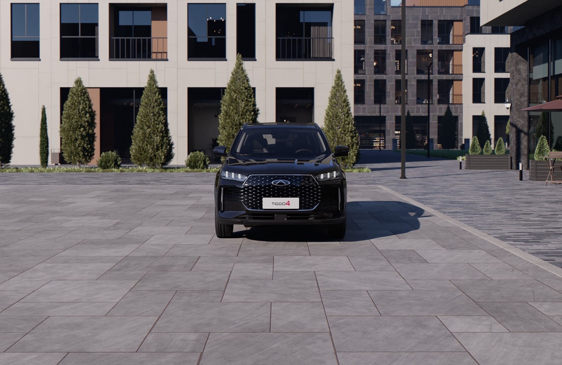 Интерьер/салон нового автомобиля Chery Tiggo 4